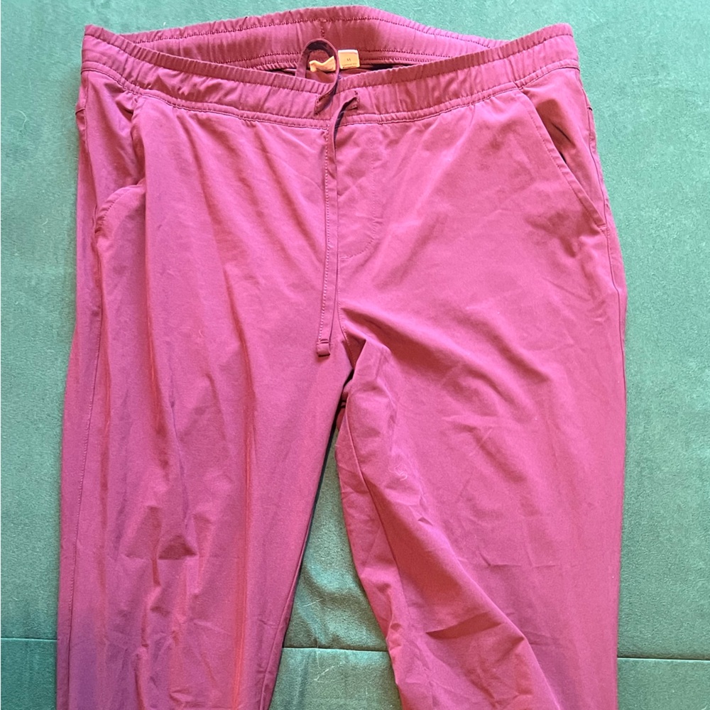 Women’s 10tree red maroon jogger pants